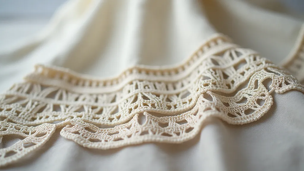 Puckering in antique bobbin lace